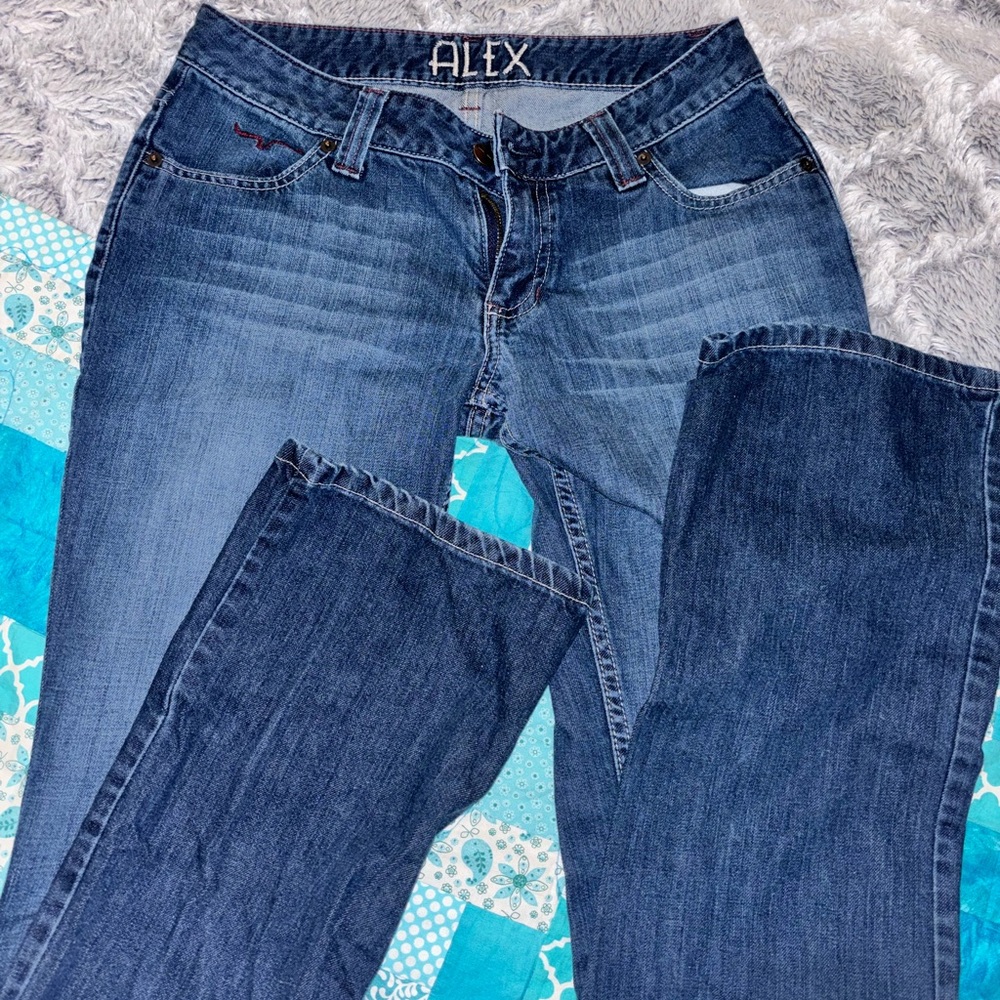 Kimes Ranch Women's Dark Blue Boot Cut Jeans